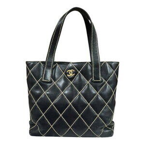 Chanel Wild Stitch Handbag Leather
